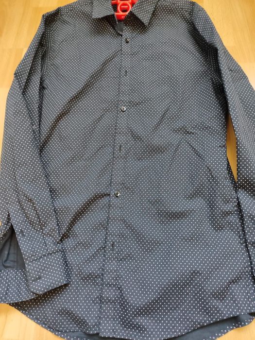 Koszula męska czarna S firmy H&M
