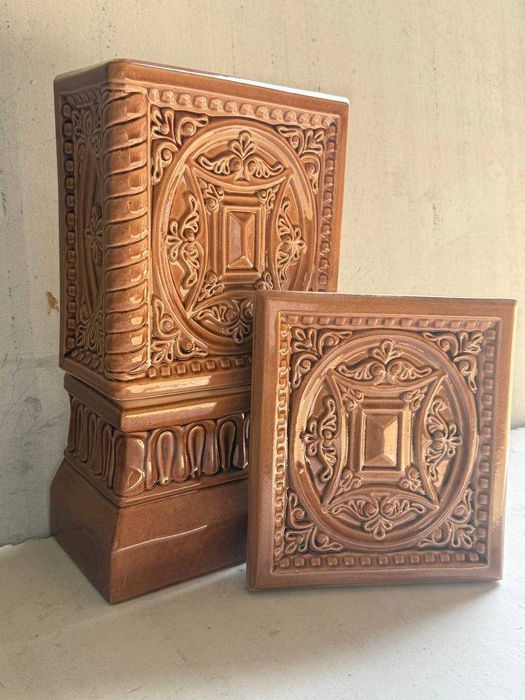 Кахель. Шамотний кахель. Керамічний кахель.