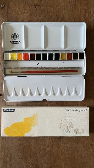 Набір акварельних фарб 12 кювет Horadam Schmincke