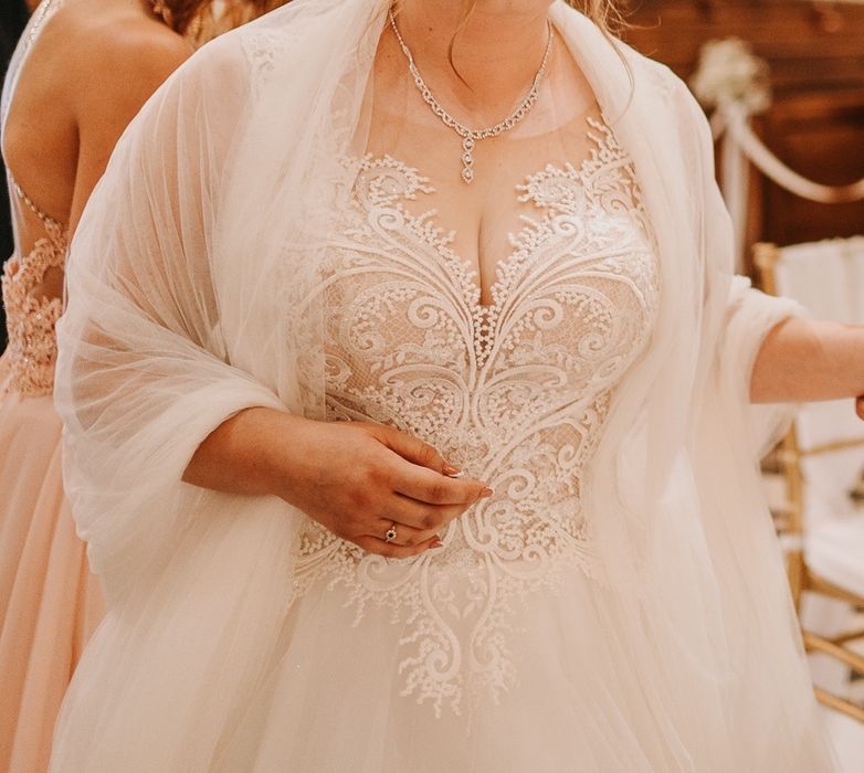 Suknia ślubna ms moda L/XL roz 42