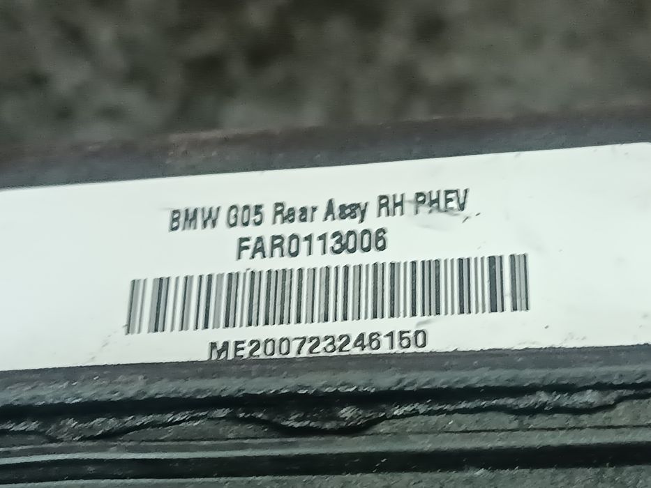 Пневмоподушка задня права BMW X5  G05 БМВ Х5 Г05 розборка шрот запчастини 37106869038 462400019937  Пневмоподушка задняя правая