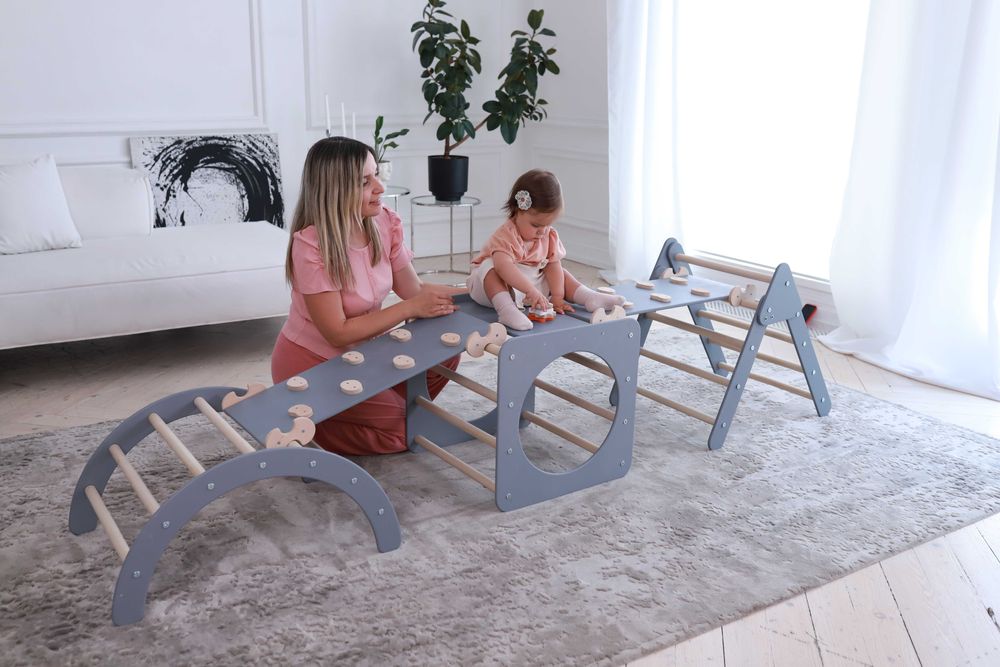 Піклер Пиклер Арка Трикутник краща цiна горка монтесорі 5в1 ! дерево