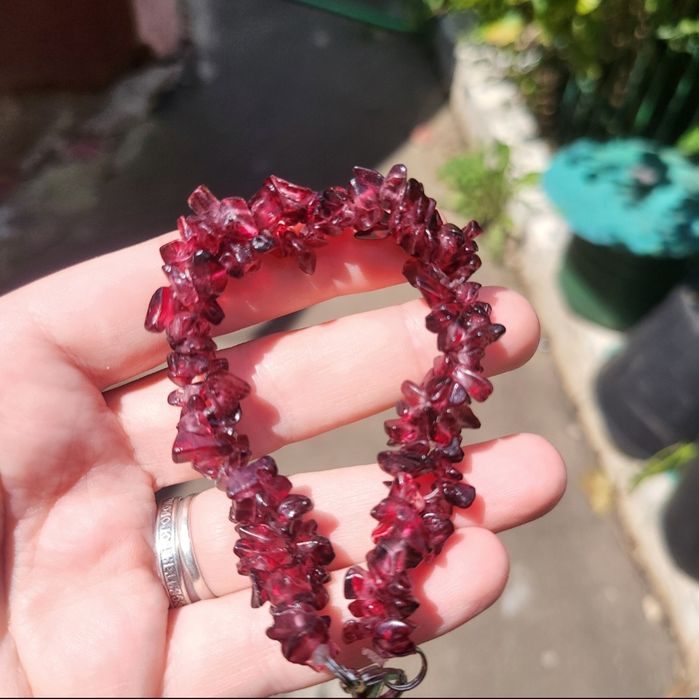 Браслет из граната