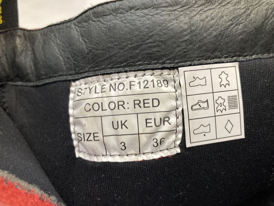 Buty na obcasie PEPE JEANS LONDON - rozmiar 36 czerwone - jak nowe!