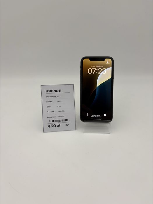 IPhone 11 Czarny 64GB 100%