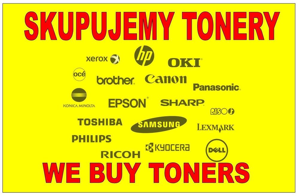 SKUP Pełnych Tonerów - KUPIĘ TONERY