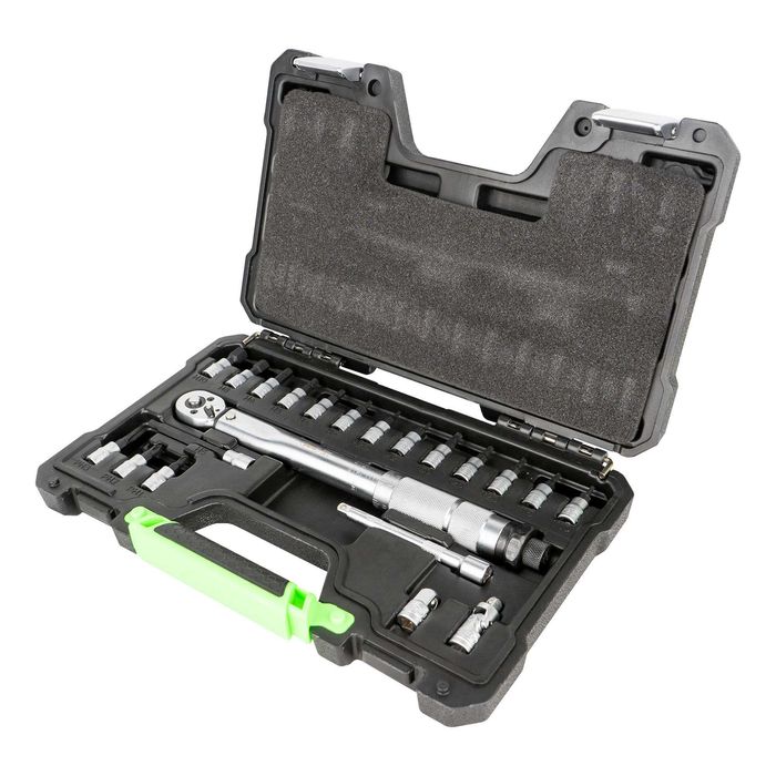 Conjunto de 21 Peças com chave DINAMOMÉTRICA de 1/4 de polegada 54269