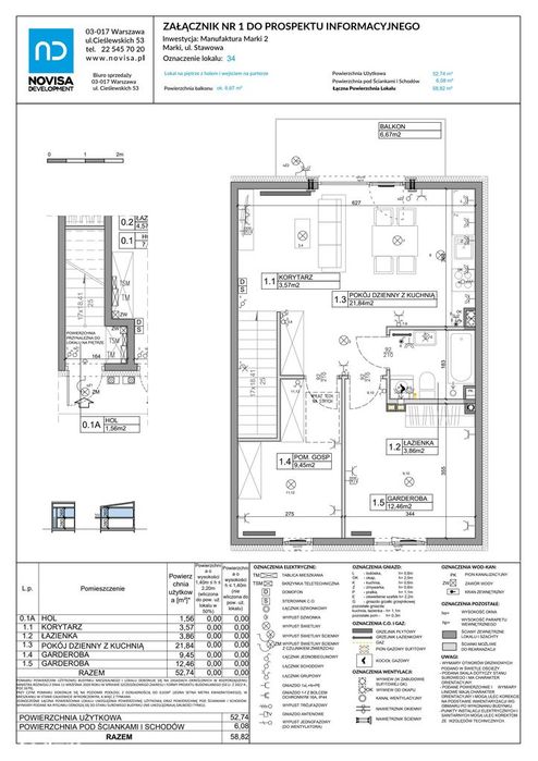 3-pokojowe mieszkanie 56m2 + balkon Bez Prowizji