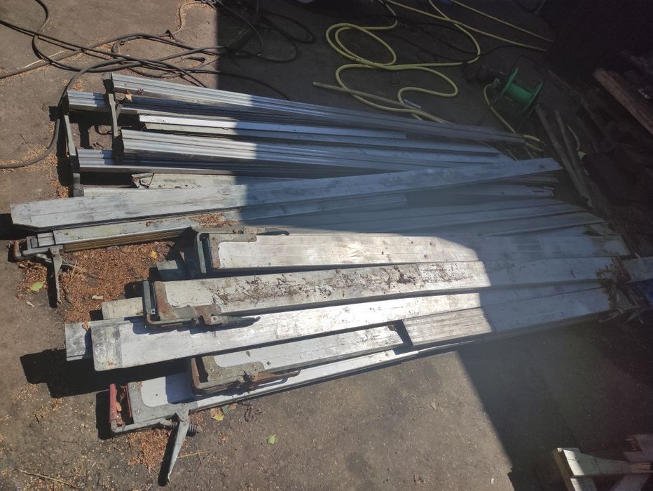 Belka rozporowa deski aluminiowe. Używane. Cena za całość.
