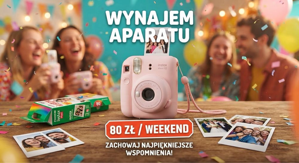 Aparat instax 12 mini na weekend