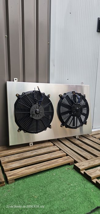 Suporte com 2 ventoinhas elétricas Patrol
