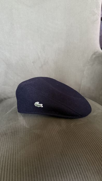 Оригінальна вовняна кепка Lacoste / flat cap / 80% wool