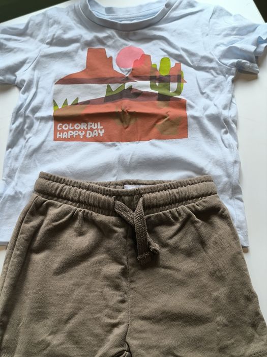 Conjunto calção e t-shirt - Lefties - 3/6M