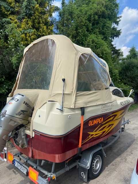 Łódź Kabinowa motorowa DarMar DAR MAR 460 Comfort SUPER STAN 250 motogodz