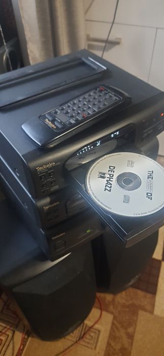 Technics CH404, HD301 + пульт +  колонки. Видео работы.