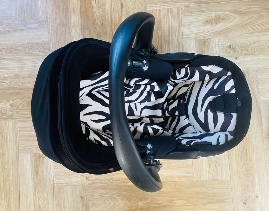 Fotelik  Kiddy Evolution Pro 2 Zebra 0-13Kg + stopa isofix