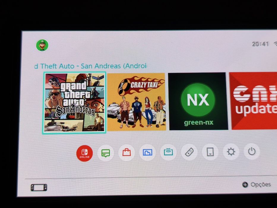 Nintendo switch OLED chipada