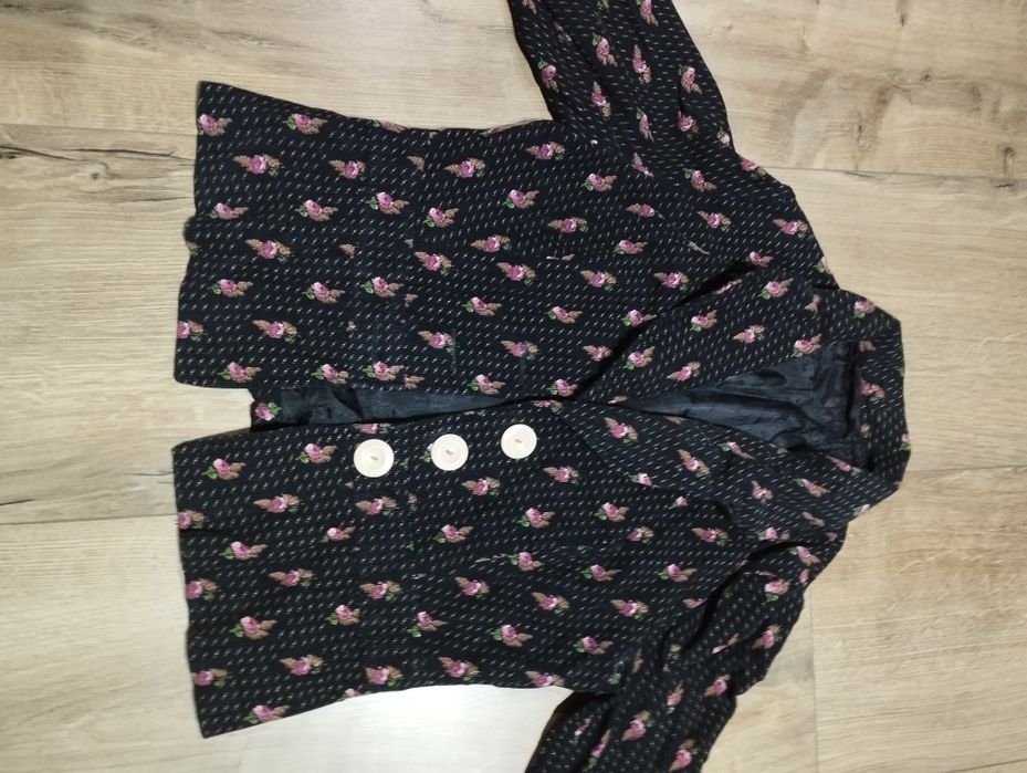 Marynarka w kwiaty damska