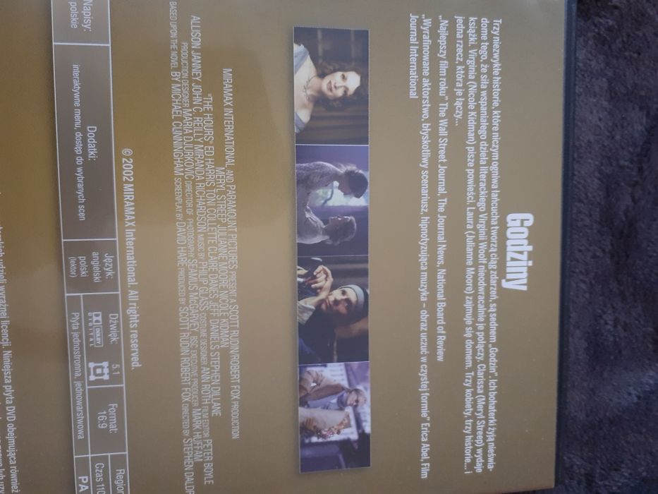 Godziny  - film na DVD.