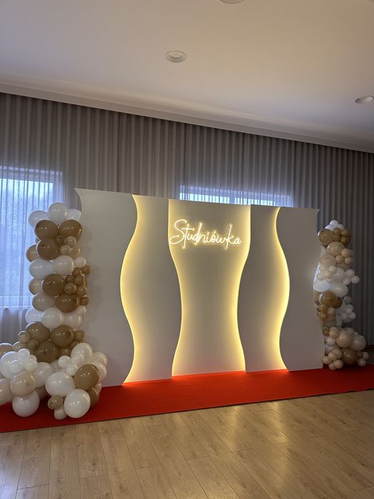 Ścianka Fala ślubna, weselna, eventowa, urodziny