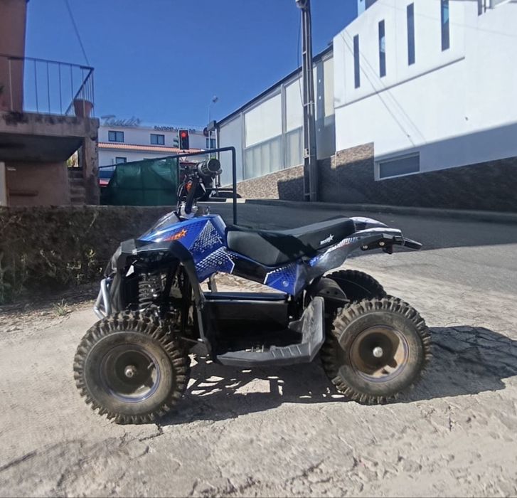 Mini Moto 4 Eletrica 1000W MTR MALCOR PIRANHA  AZUL