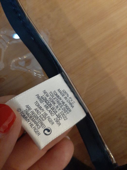 Moschila transparente Tommy Hilfiger