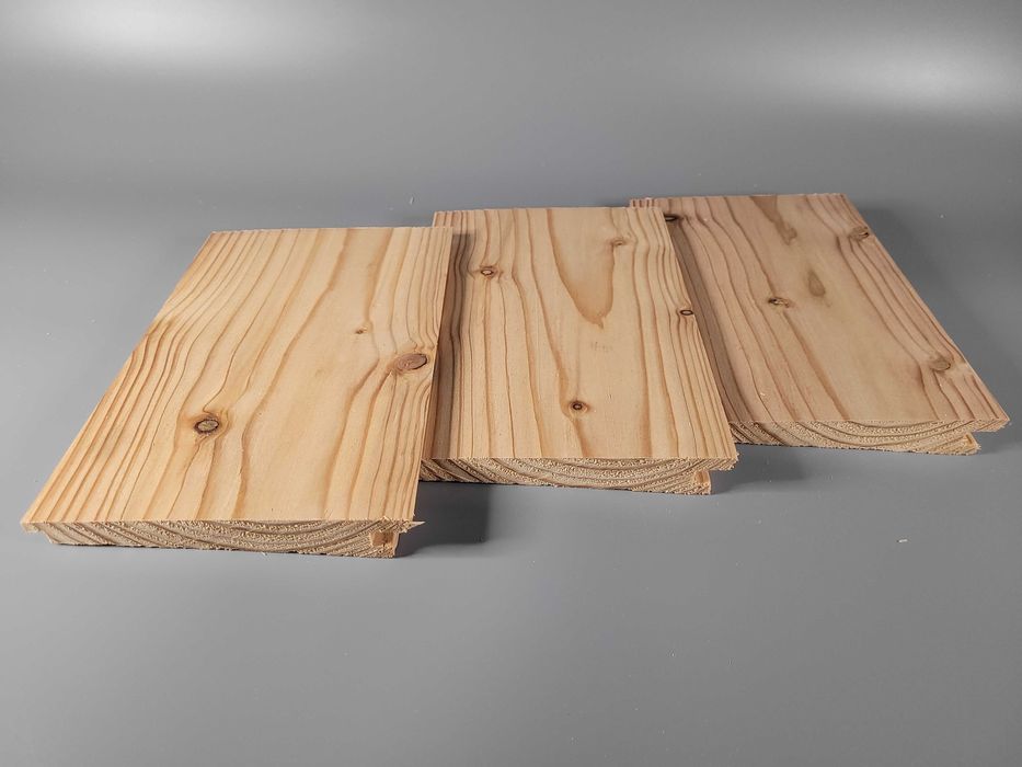 Deska elewacyjna MODRZEW - DIAGONAL, schodek -GLIWICE