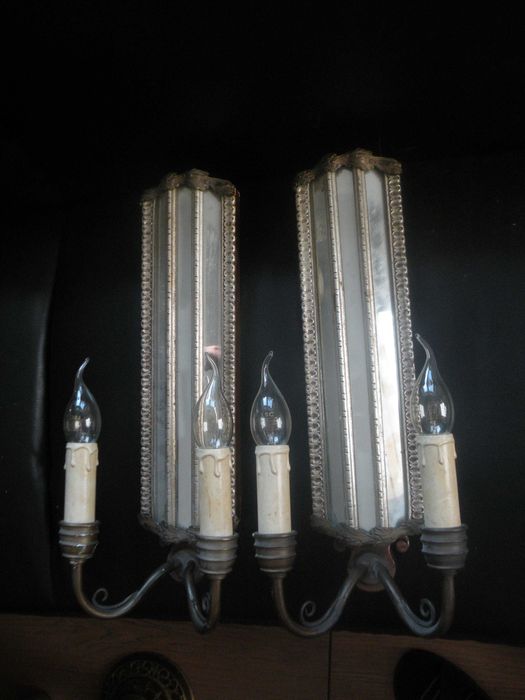 dwa stare ladne kinkiety