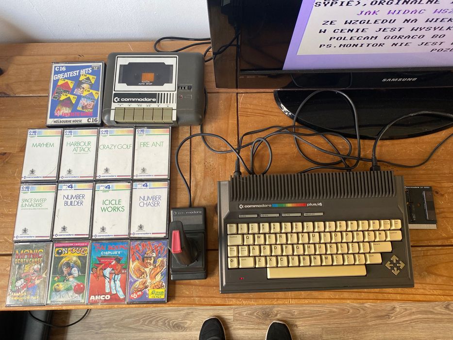 Commodore Plus4,w pudelku,komplet gotowy do gry