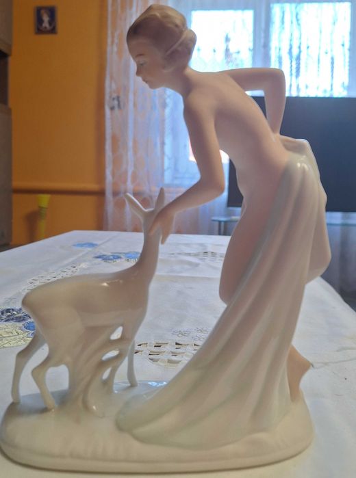 Статуетка "Дівчина ню" Німеччини, Wallendorf.