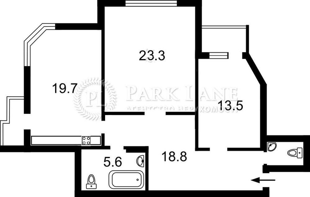 Продаж 2к видова  Бажана Миколи просп 1м