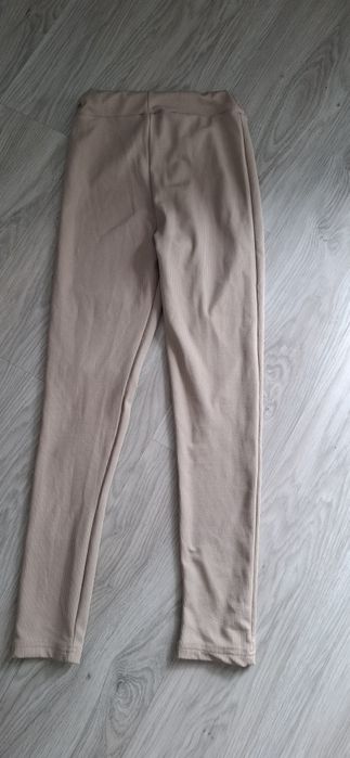 Leginsy damskie elastyczne beż