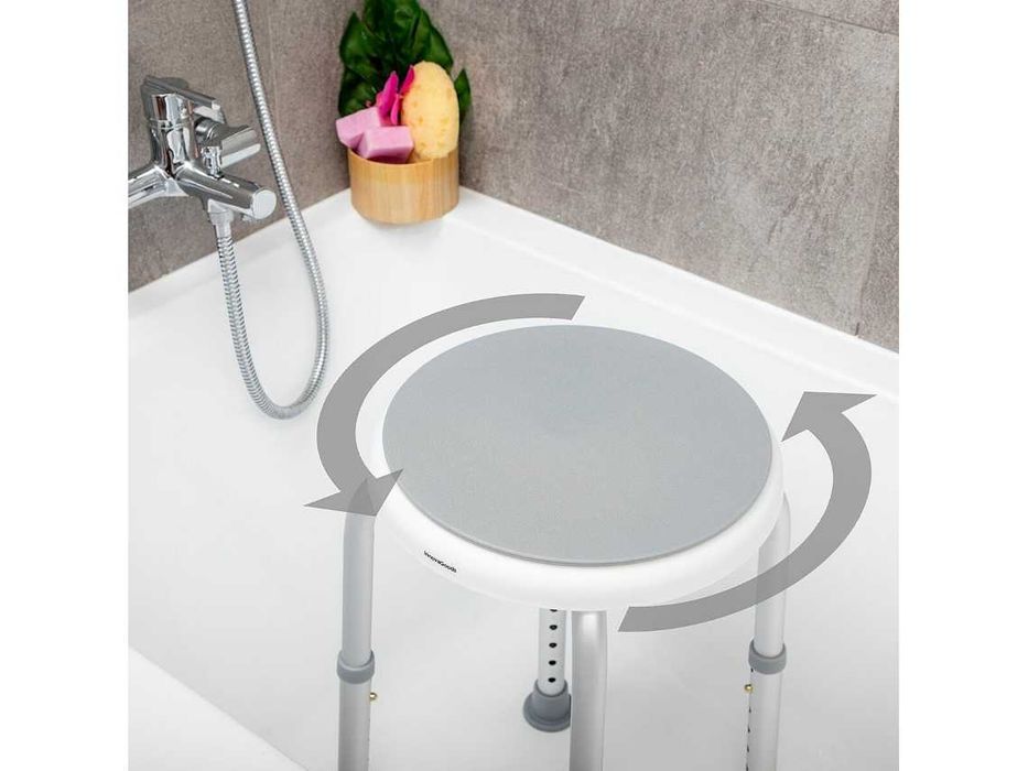 Banco de Banho Giratório e Regulável