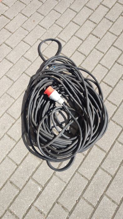 Przewód ,kabel OWY 3x4mm guma czarny