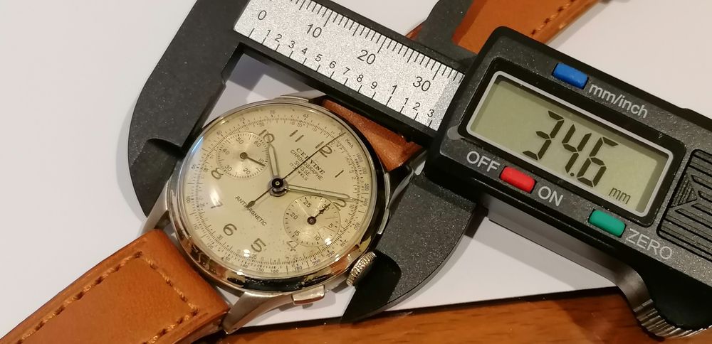 Relógio antigo cervine cronografo