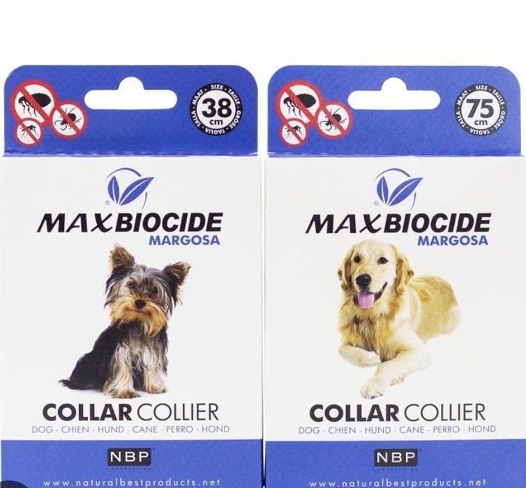 Coleiras Desparasitantes Maxbiocide – Proteção eficaz para o seu animal