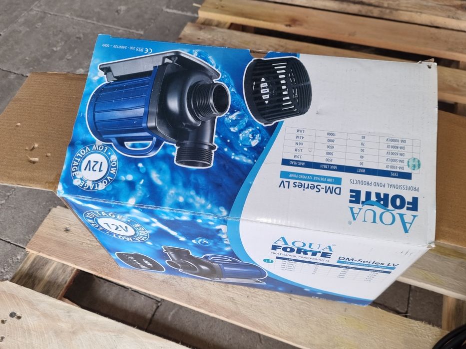 Sprzedam AquaForte Dm-5000 pompa filtrująca/stawowa, 12 V, 40 W