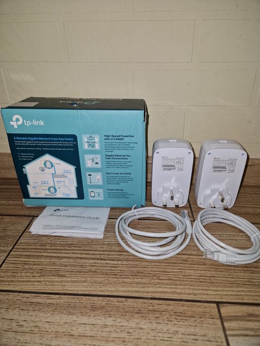 Powerline адаптери TP-Link TL-PA8010P KIT AV1300 Gigabit