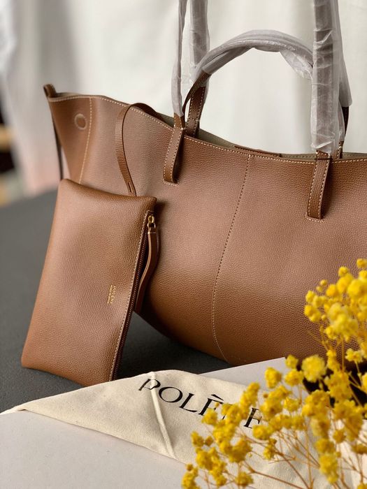 Polene skórzana nowa torebka brązowa