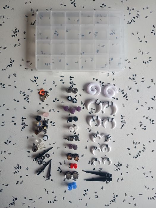 Tunel plug taper rozpychacz 2mm - 12mm najwięcej: 8mm + piercing