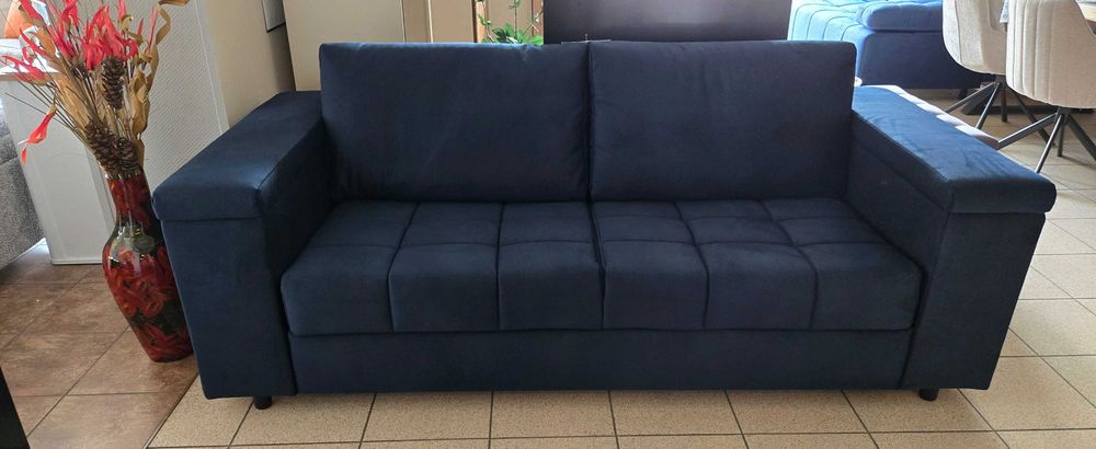 Sofa ANGEL "stelaż włoski" spanie na materacu pojemniki w bokach