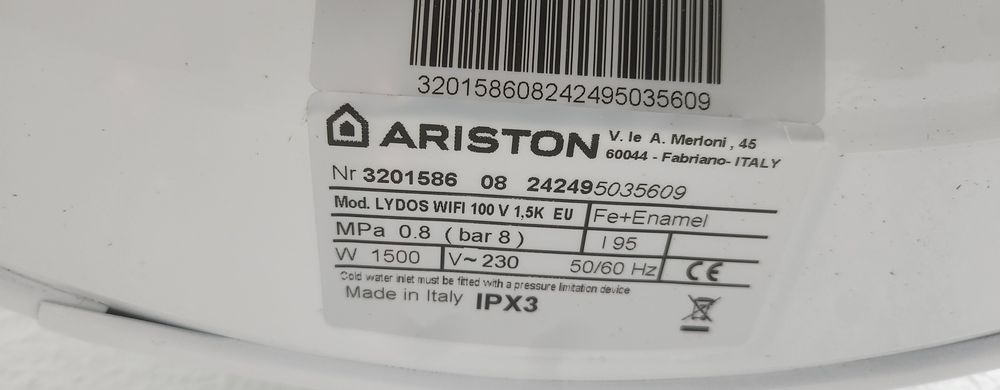 Termoacumulador Ariston 100L