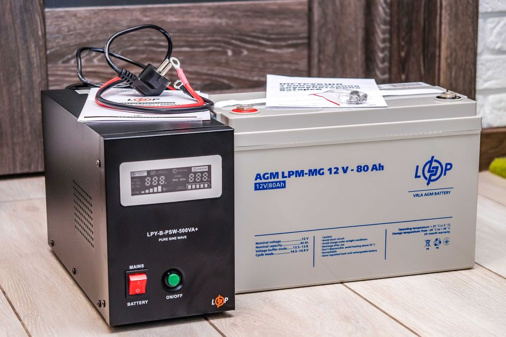 ДБЖ LPY-B-PSW-500VA+ ( Інвертор + Бесперебійник + Стабілізатор )