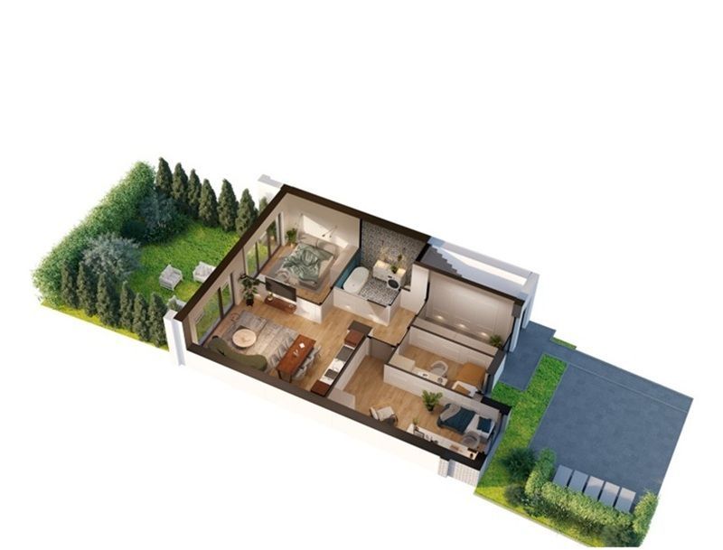4 pokoje | 77m² | ogród 56 m ² | Standard Premium| Bez prowizji i pcc