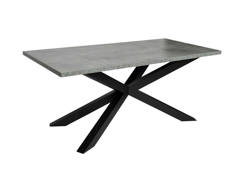 Nogi do stołu - STÓŁ pająk 180x80 PRODUCENT podstawa krzyżak 8x8 LOFT