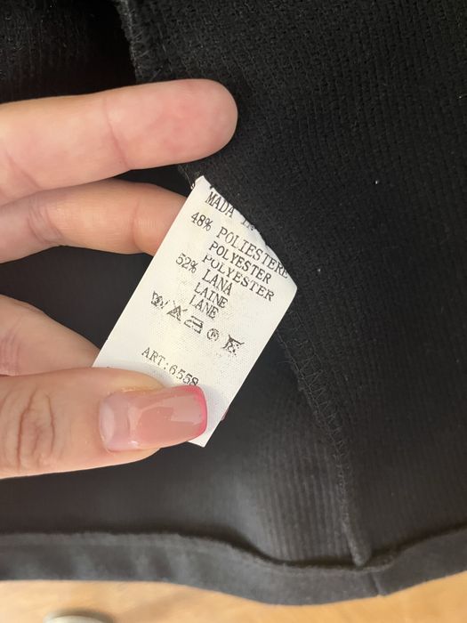 Płaszcz czarny  Fashion Jeans