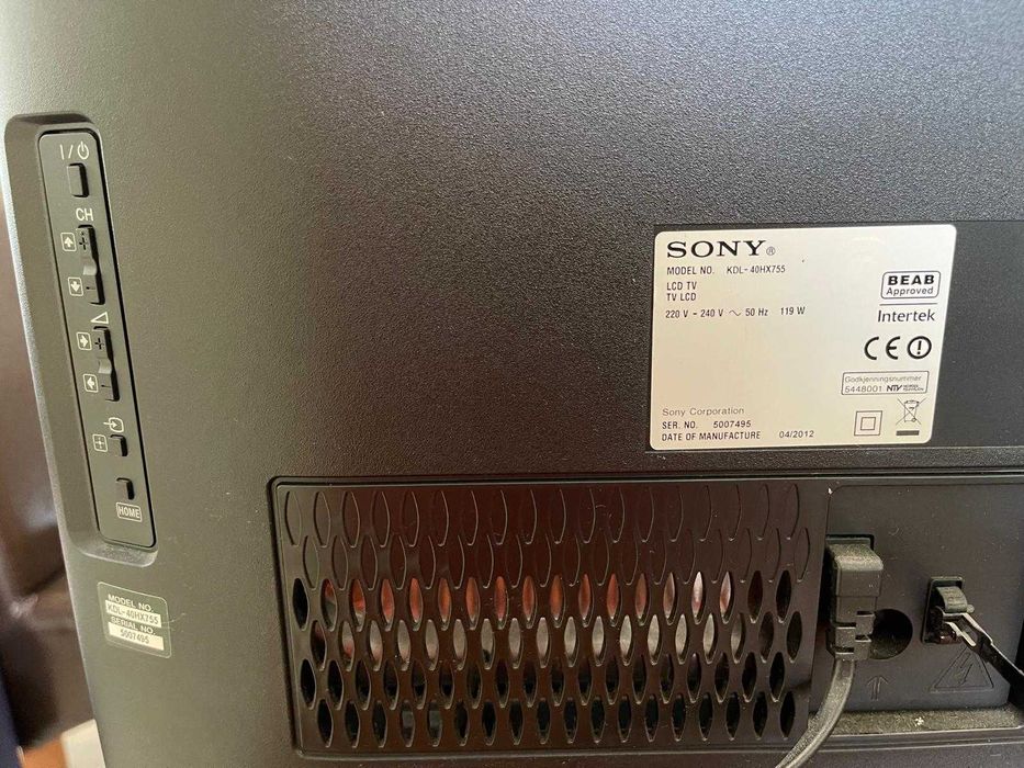 LCD TV Sony Bravia KDL 40HX755 102cm 40polegadas