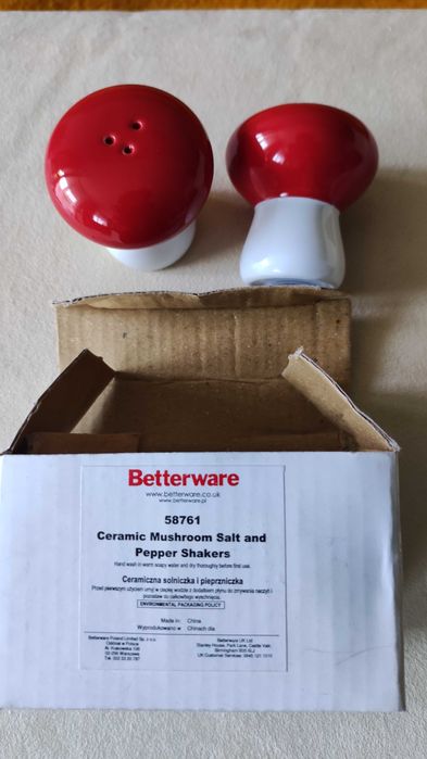 Solniczka i pieprzniczka -komplet z betterware
