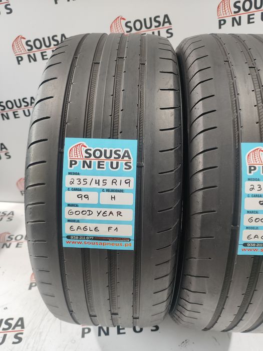 2 pneus semi novos 235-45R19 Goodyear - Oferta dos Portes