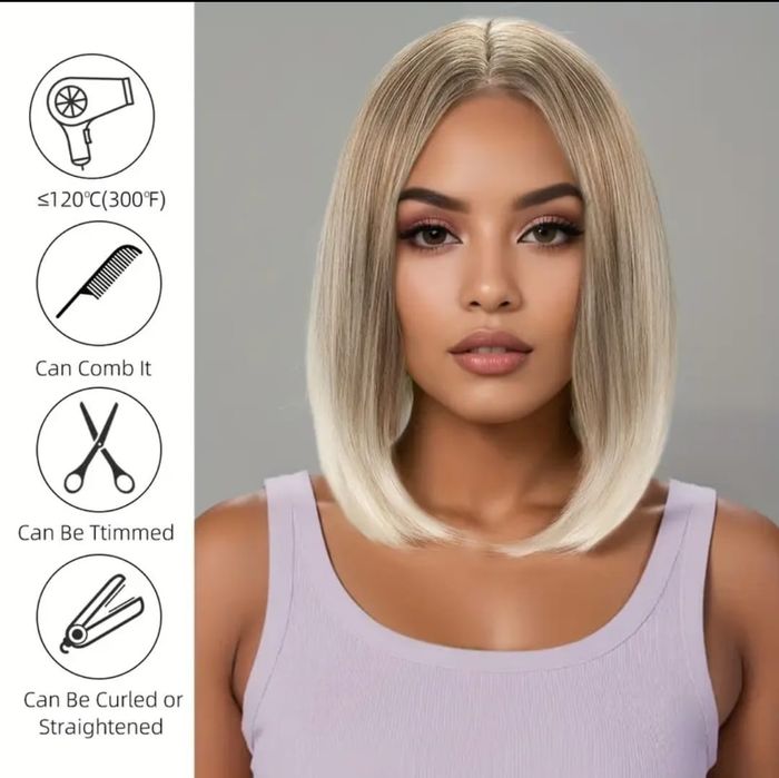 Peruka jasny blond